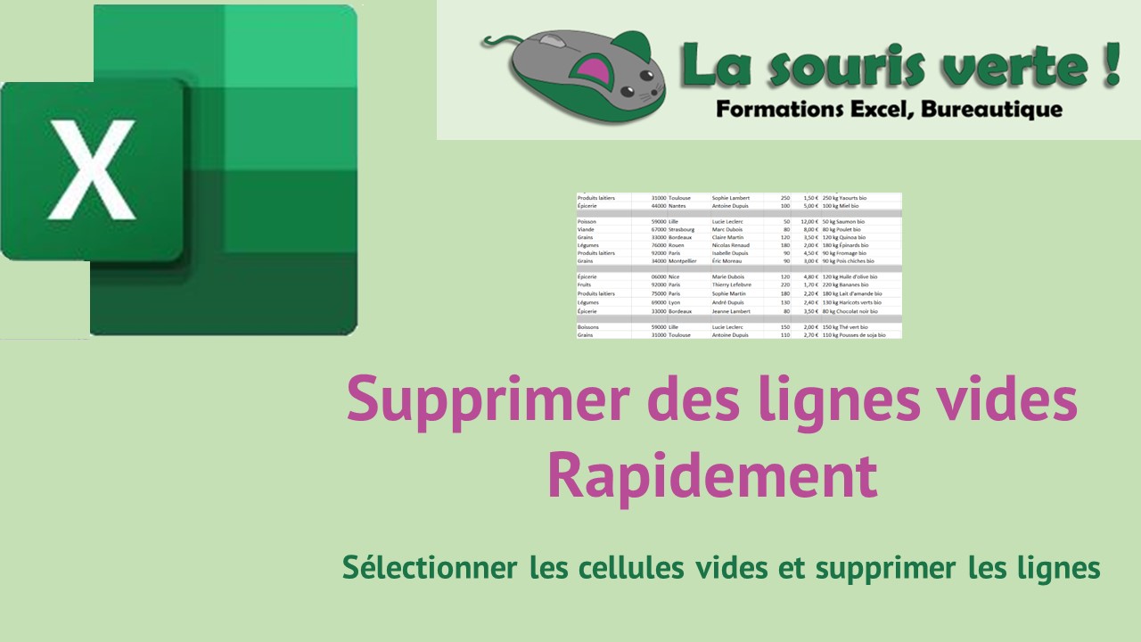 Lire la suite à propos de l’article Supprimer plusieurs lignes vides sur Excel